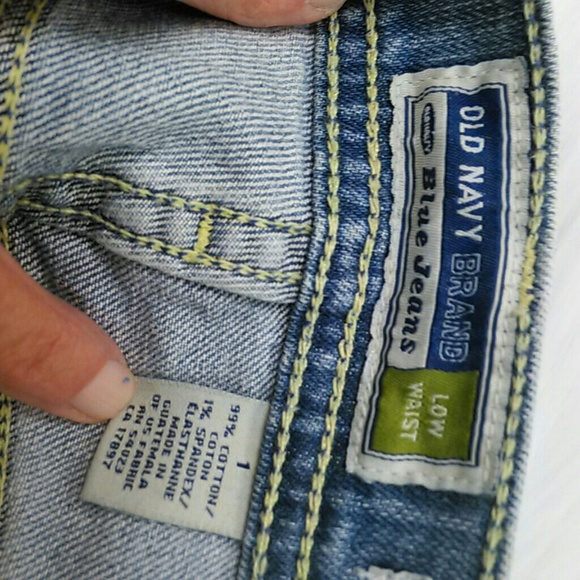 Old Navy Junior Sz 1 Blue Jean Denim Mini Skirt - Picture 3 of 3